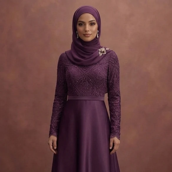 Petite Muslim Prom Dresses – Tailored Modest Fits - Image 4