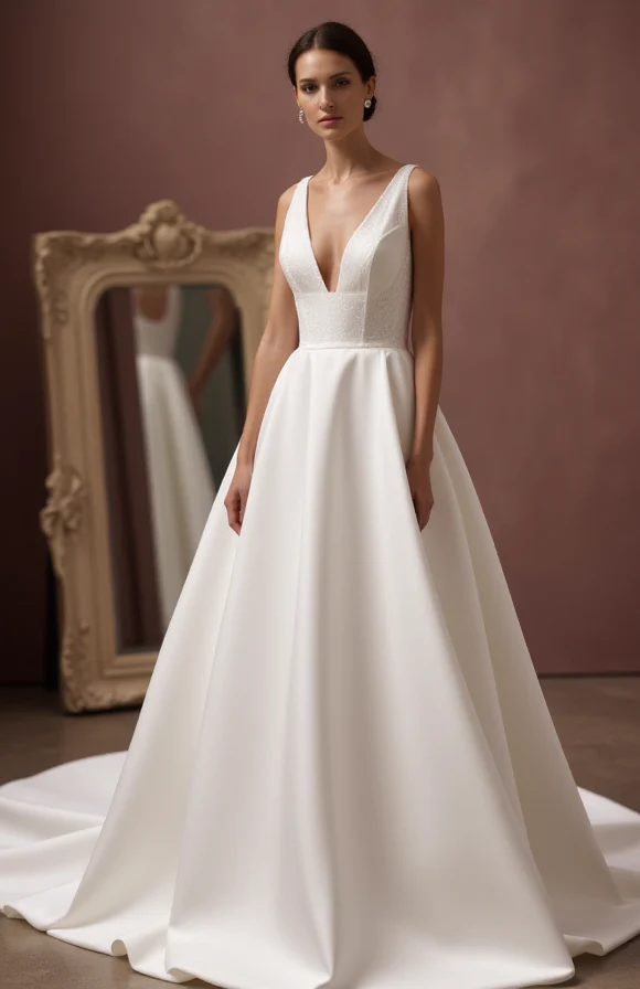 Princess Ball Gown Wedding Dress with a Regal and Timeless Style - Image 2