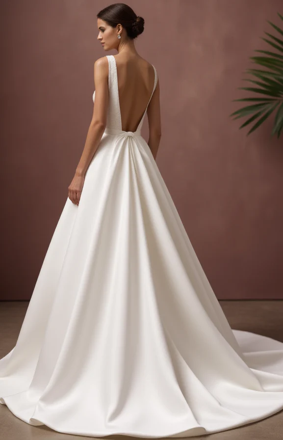 Princess Ball Gown Wedding Dress with a Regal and Timeless Style - Image 3