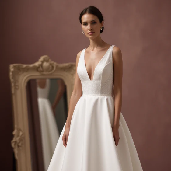 Princess Ball Gown Wedding Dress with a Regal and Timeless Style - Image 4