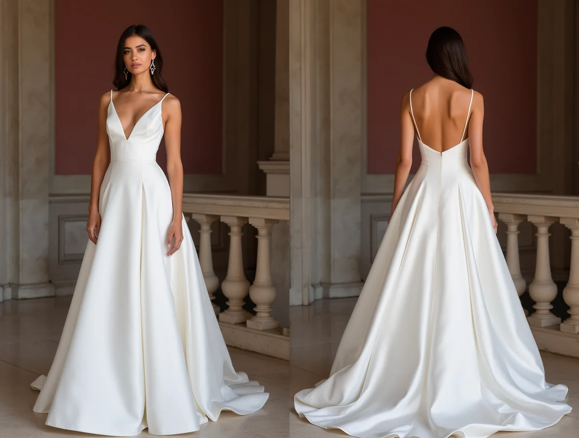 White Princess Bridal Gown for Brides Who Love a Timeless and Chic Look