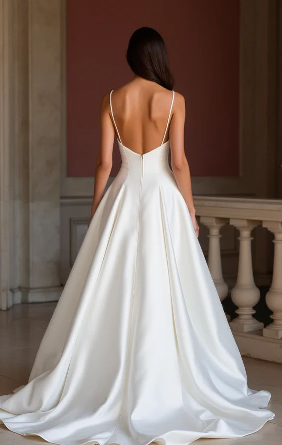 White Princess Bridal Gown for Brides Who Love a Timeless and Chic Look - Image 3