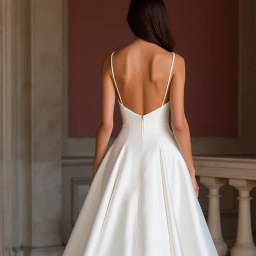 White Princess Bridal Gown for Brides Who Love a Timeless and Chic Look - Image 5