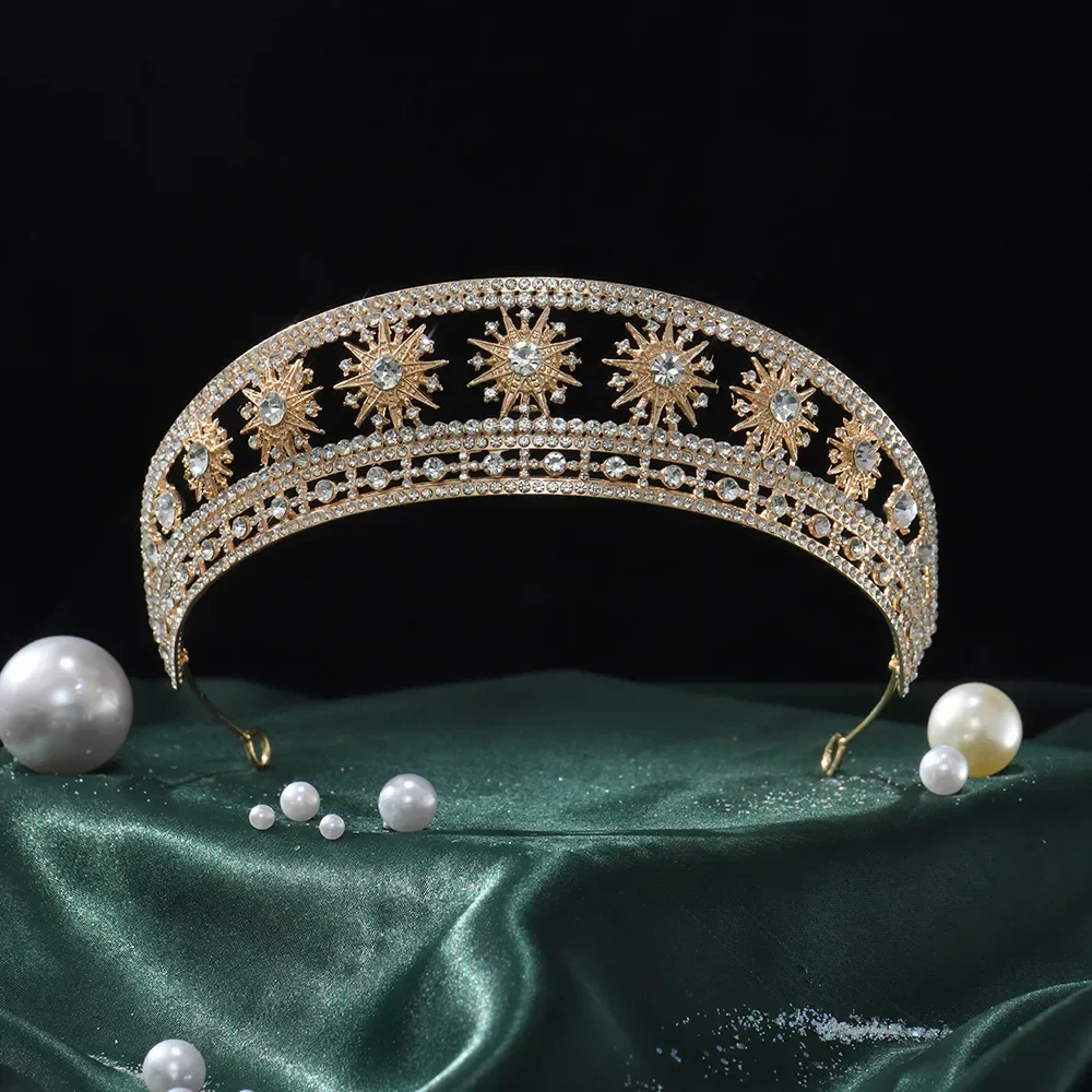 Princess Crowns For Women Girl Rhinestone Queen Bridal Tiara Crown For Wedding Bride Headdress Party Prom Hair Jewelry Diadem - Image 6