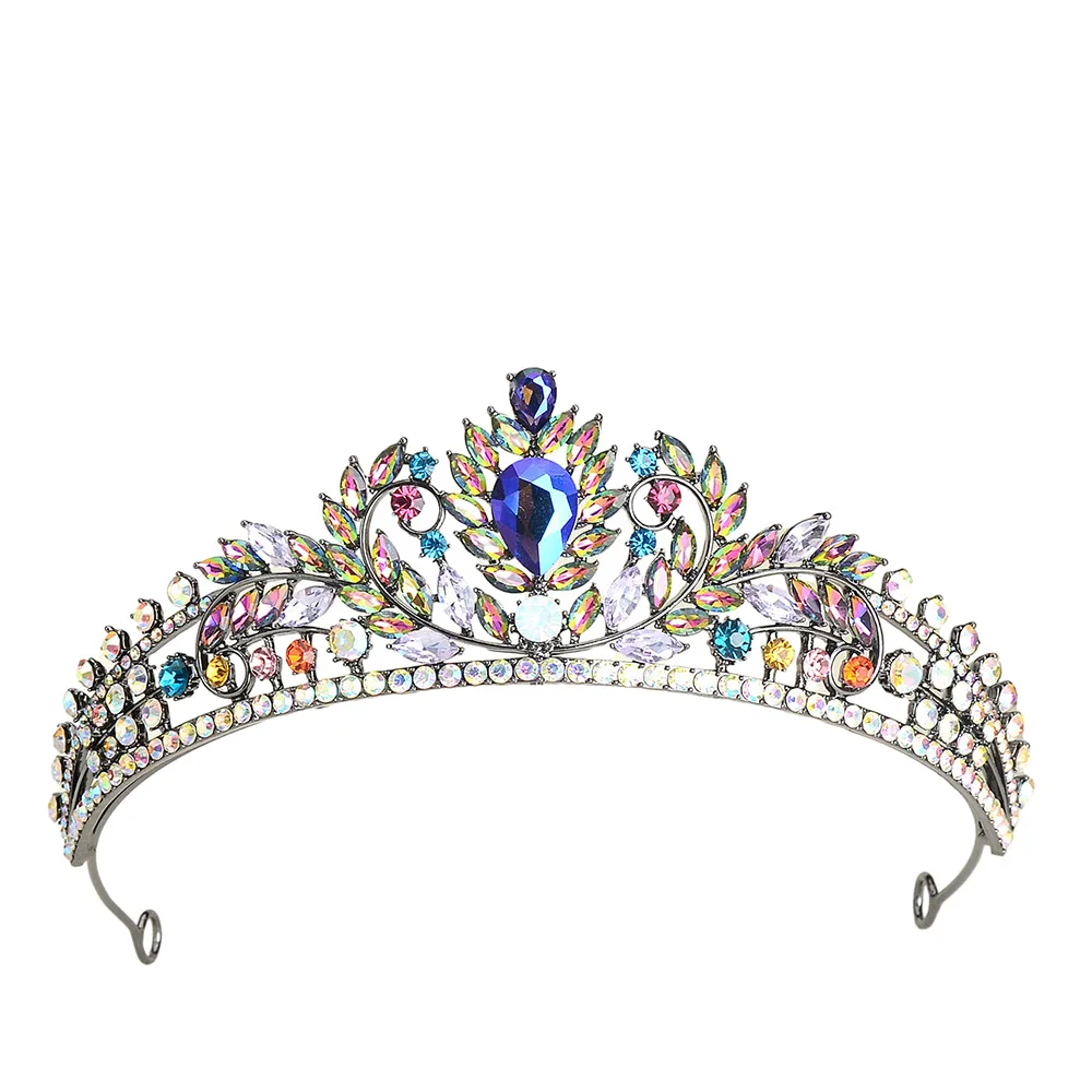 Princess Crowns For Women Girl Rhinestone Queen Bridal Tiara Crown For Wedding Bride Headdress Party Prom Hair Jewelry Diadem - Image 8