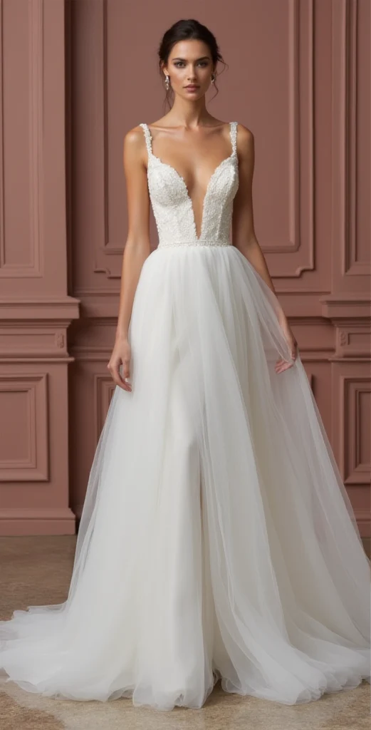 Princess Wedding Dress with a Dramatic Ball Gown Silhouette - Image 2