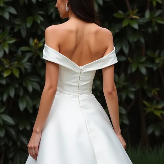 Princess Wedding Dress with Floral Appliqués for a Romantic Touch - Image 5