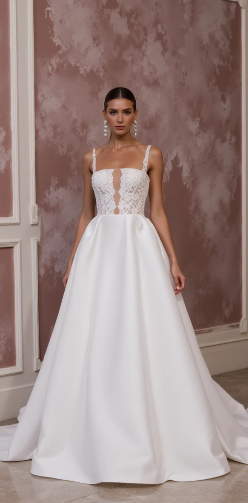 Princess Wedding Dress with Sparkling Details for a Glamorous Look - Image 2