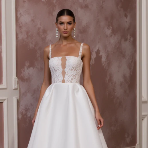 Princess Wedding Dress with Sparkling Details for a Glamorous Look - Image 4