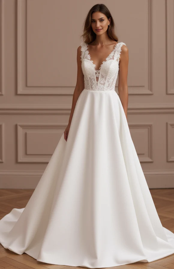Princess Wedding Gown with a Classic Fit for Elegant Brides - Image 3