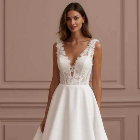Princess Wedding Gown with a Classic Fit for Elegant Brides - Image 4