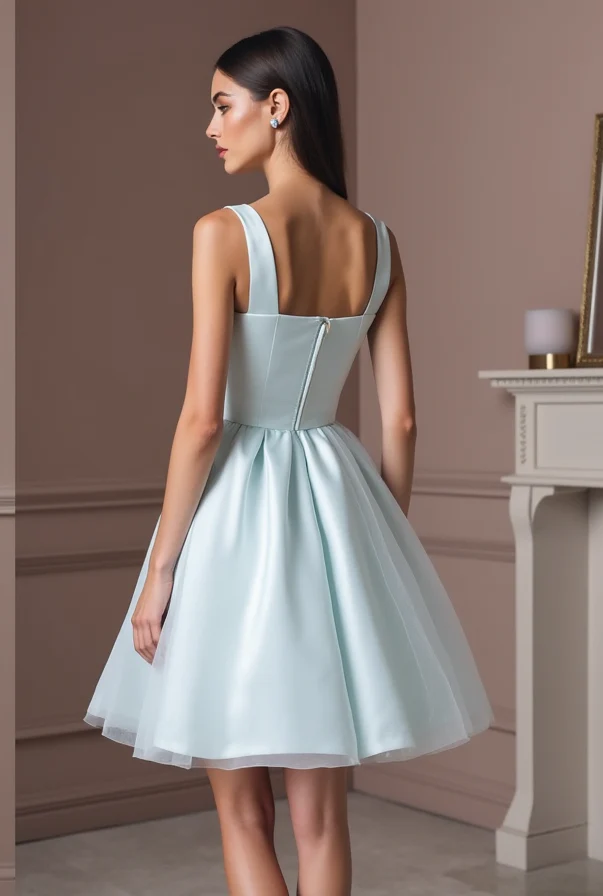 Regal Blue Evening Dress & Prom Dress with Intricate Sequin Work for a Royal Look - Image 3