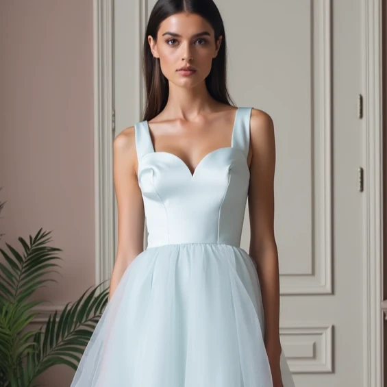 Regal Blue Evening Dress & Prom Dress with Intricate Sequin Work for a Royal Look - Image 4