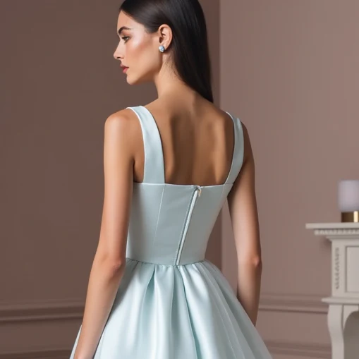 Regal Blue Evening Dress & Prom Dress with Intricate Sequin Work for a Royal Look - Image 5