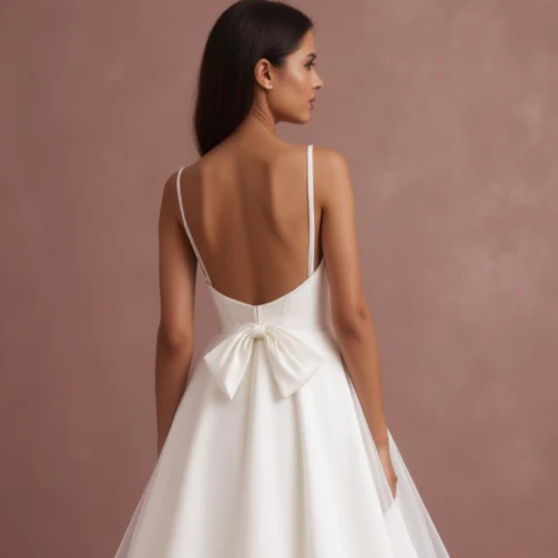 Regal White Princess Ball Gown with Intricate Lace Details and a Dramatic Train - Image 5