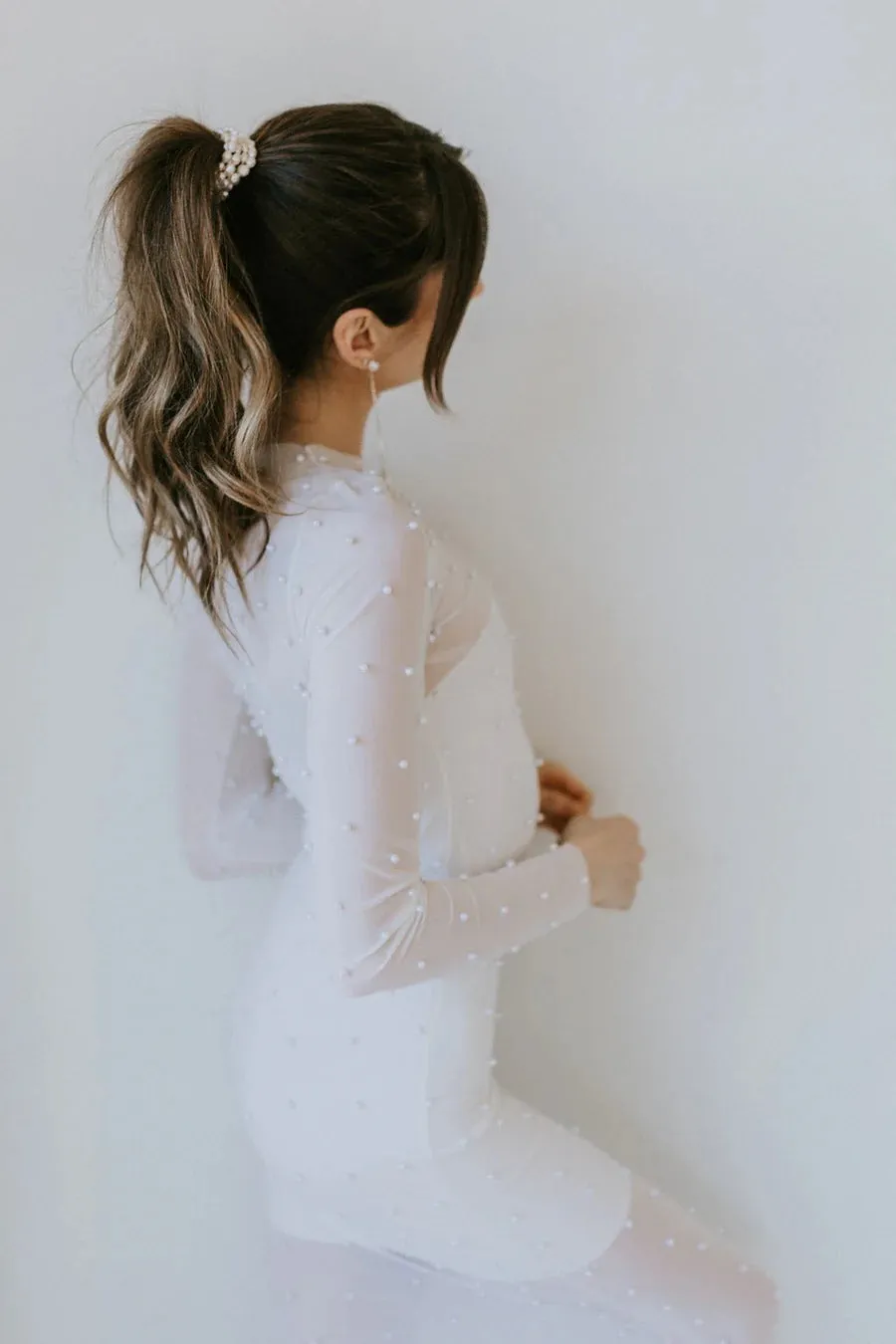 Sexy and Classy Wedding Dress Satin Bow Court Simple Bridal Gown Princess Vestido De Novia Train Dress - Image 3