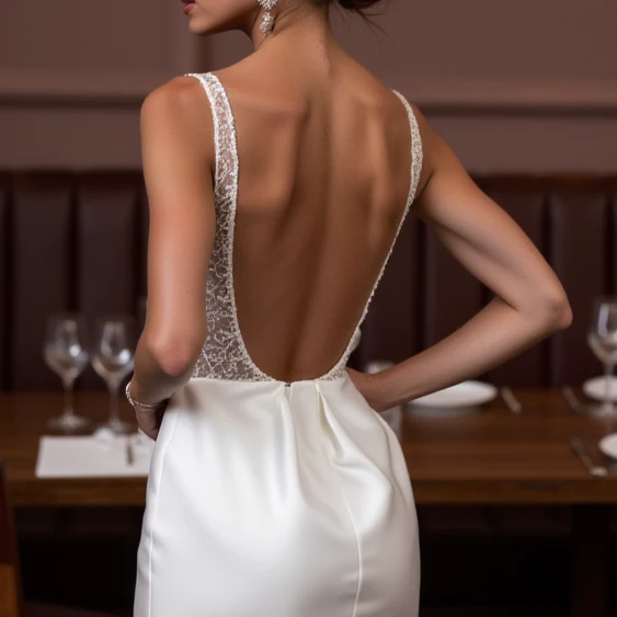Romantic A-Line Bridal Gown with a Timeless Design - Image 2