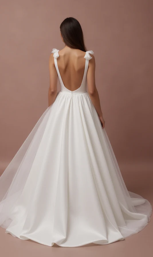 Romantic White Princess Ball Gown with Sweetheart Neckline and Sparkling Embellishments - Image 3