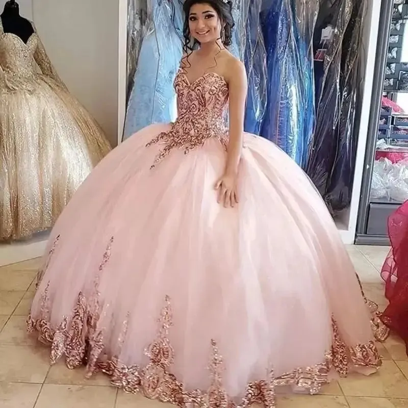 Royal Blue Off-Shoulder Ball Gown Quinceanera Dress Vestidos De 15 Anos Fashion 3D Flower Tulle Princess Party Gown - Image 2