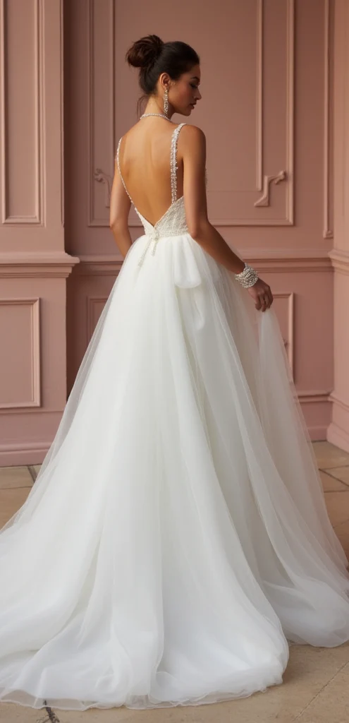 Royal-Inspired Princess Wedding Dress with Stunning Embellishments - Image 3