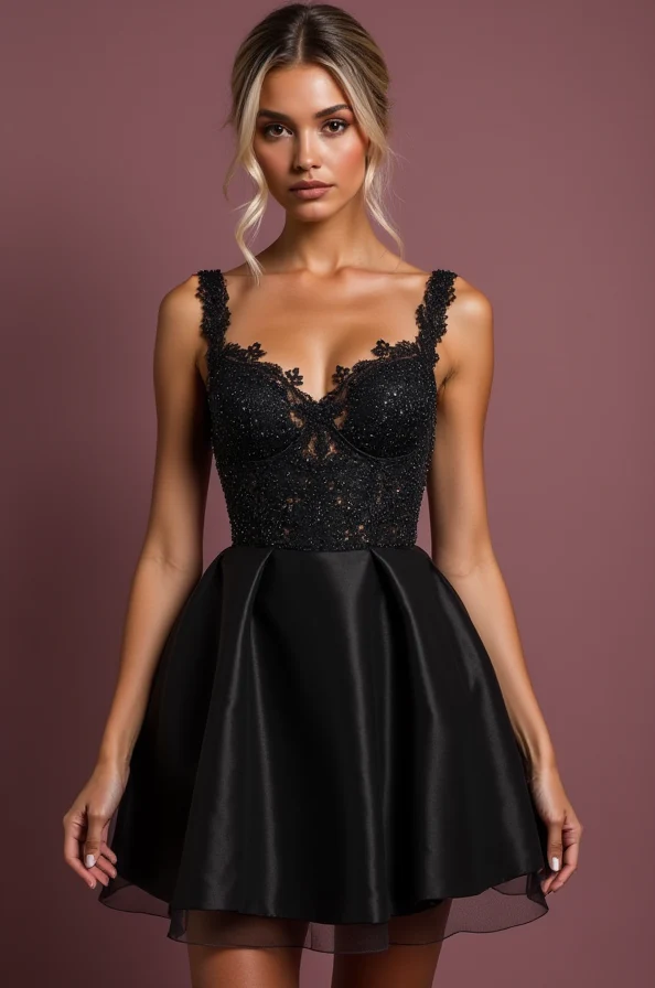 Sexy Black Evening Dress & Prom Gown with High Slit and Off-Shoulder Design - Image 2
