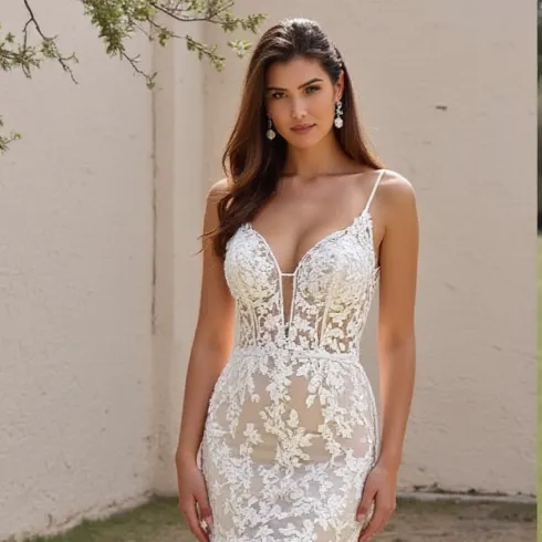 Sexy Mermaid Wedding Dress for a Modern Bride’s Dream Wedding Look - Image 4