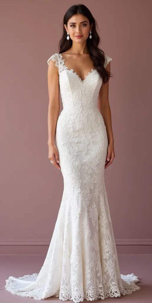 Sexy Mermaid Wedding Dress with a Dramatic Skirt for a Bold Statement - Image 2