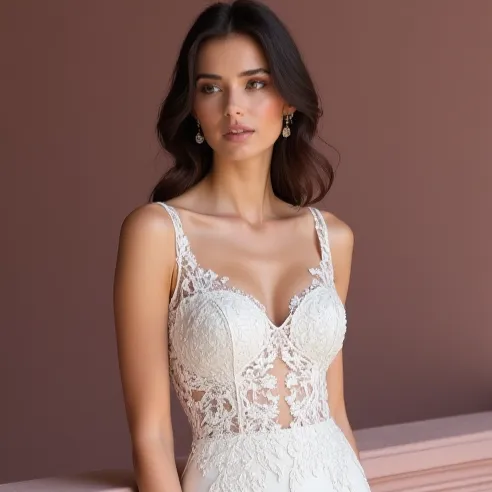 Sexy Mermaid Wedding Dress with a Flattering Fit for a Stunning Shape - Image 4