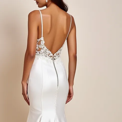 Sexy Mermaid Wedding Dress with a Luxurious and Elegant Aesthetic - Image 5