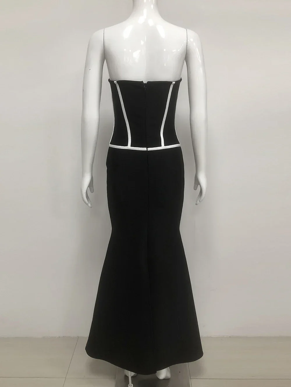 Sexy Off Shoulder 3D Flowers Bandage Mermaid Dresses Womens Strapless Evening Party Formal Long Dress Birthday Prom Vestidos - Image 4