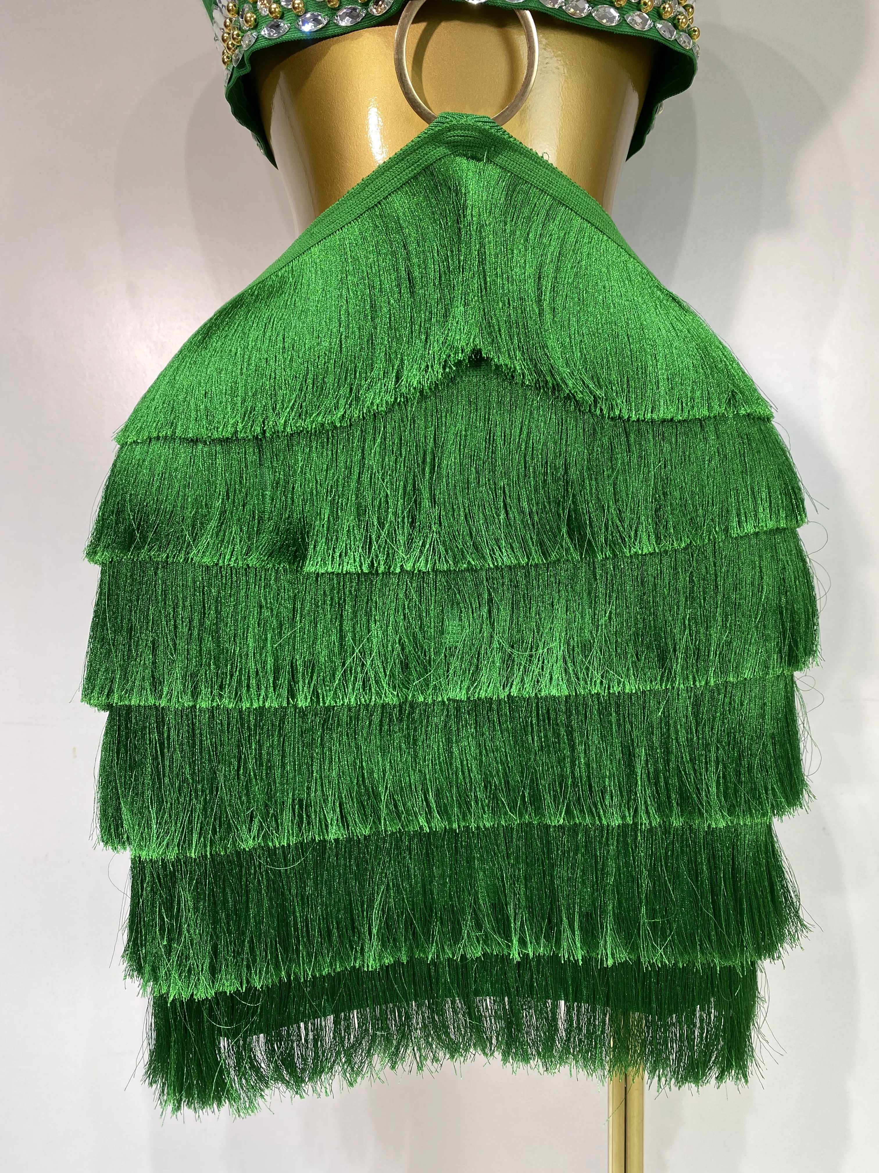Sexy Sling Backless Dress Women Green Bodycon Bandage Dress  Celebrity Elegant Evening Club Luxury Birthday Party Dresses - Image 6