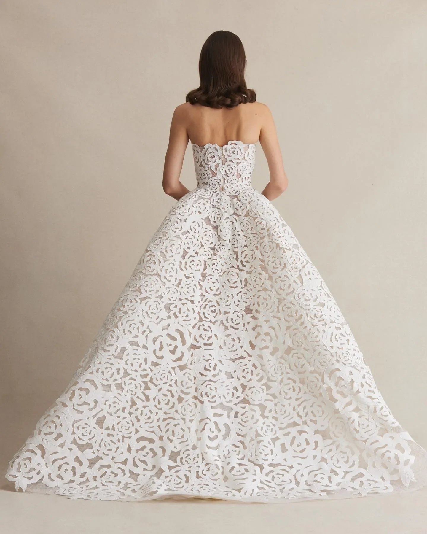 Sexy Strapless Full Lace A Line Wedding Dresses Vestido de noiva Modern Bridal Gowns Corset Back Robe de mariage - Image 2