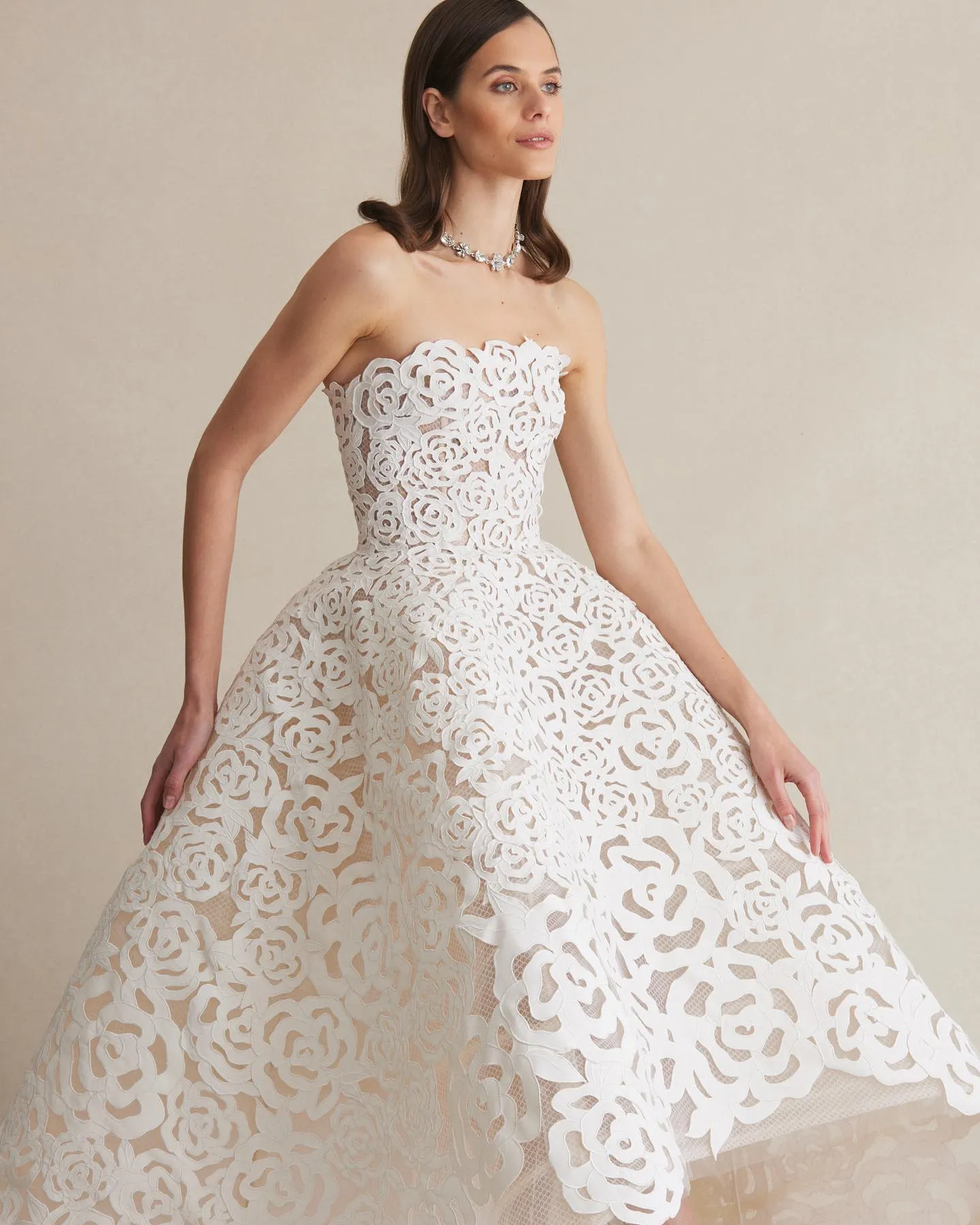 Sexy Strapless Full Lace A Line Wedding Dresses Vestido de noiva Modern Bridal Gowns Corset Back Robe de mariage - Image 3