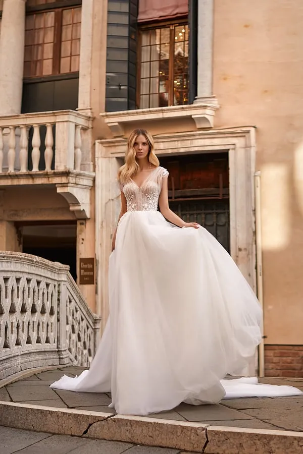 Sexy Sweetheart Collar Off The Shoulder Back Lace Up Tulle A Line Wedding Dress For Women Bride Gown vestidos de Customized - Image 3