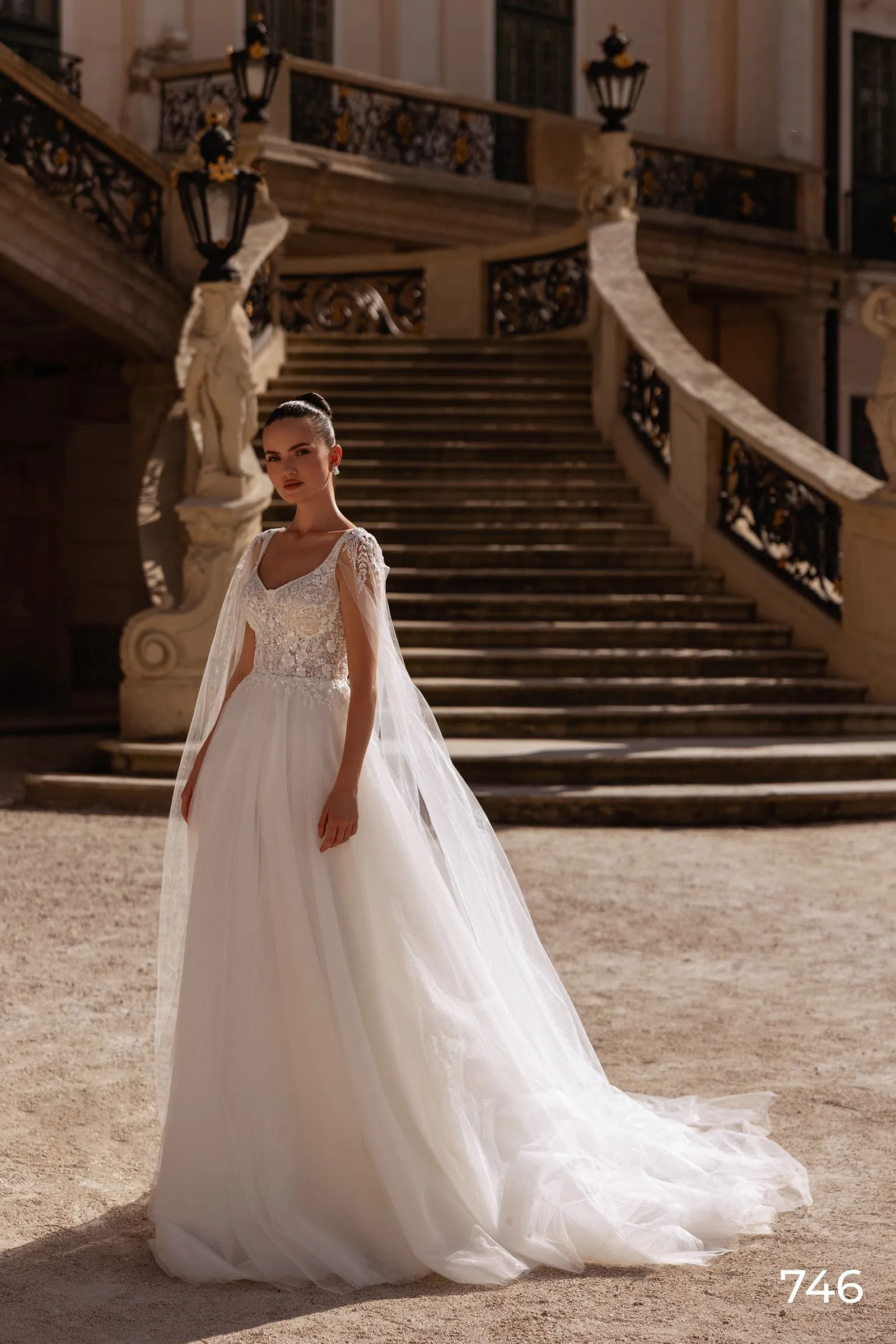Sexy Wedding Dresses Tulle Sequins Backless Zipper V-Neck Customised Vestido De - Image 3