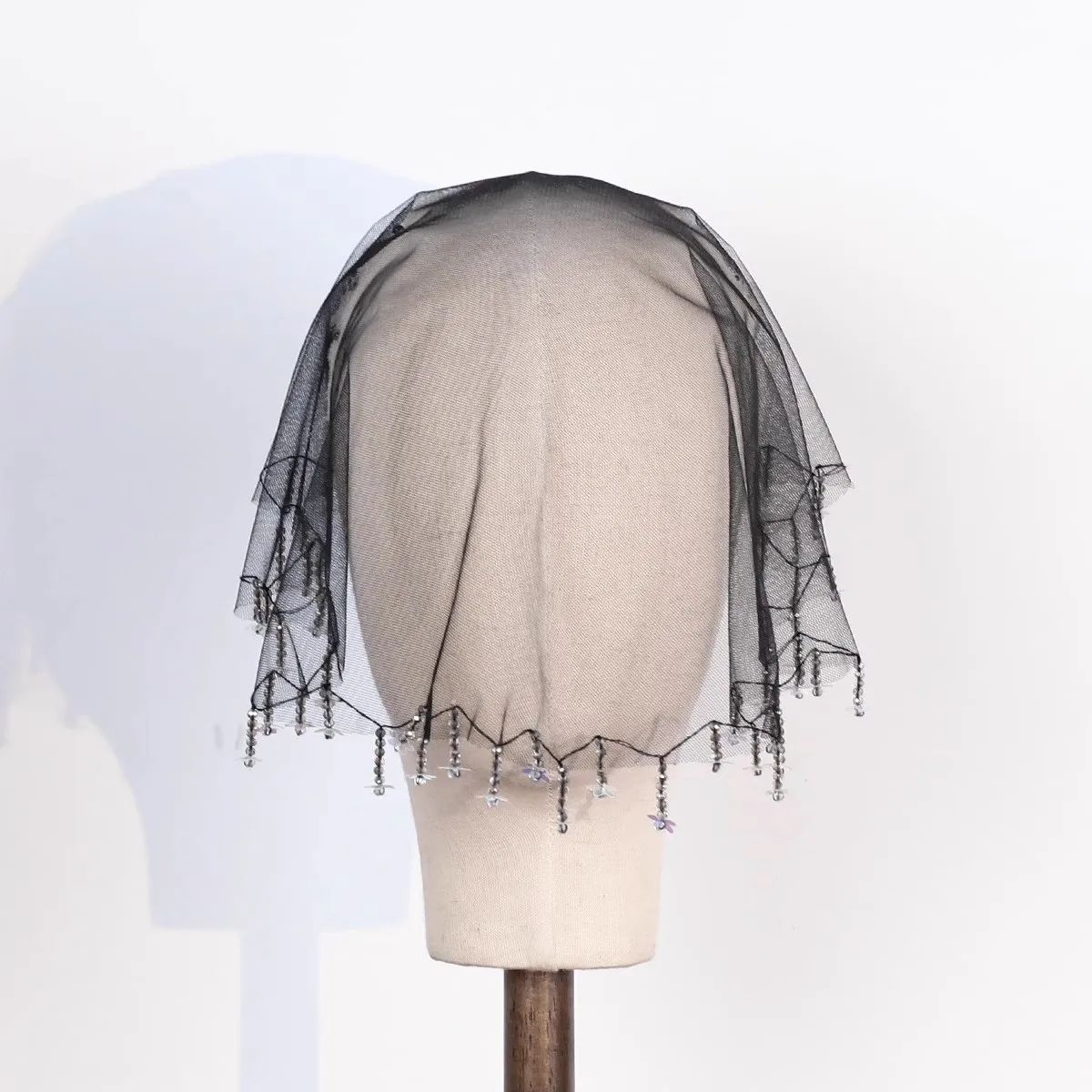 Short Black Bridal Veil White Lace Wedding Veils For Evening Dinner Party Dress Women Gift Hair Accessories Brides Jewelry - Image 6
