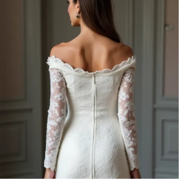 Short Wedding Dress for Courthouse Weddings and Civil Ceremonies - Image 5