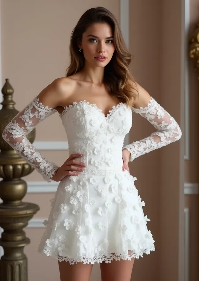 Short Wedding Dress for Destination Weddings, Easy to Pack and Wear - Image 2