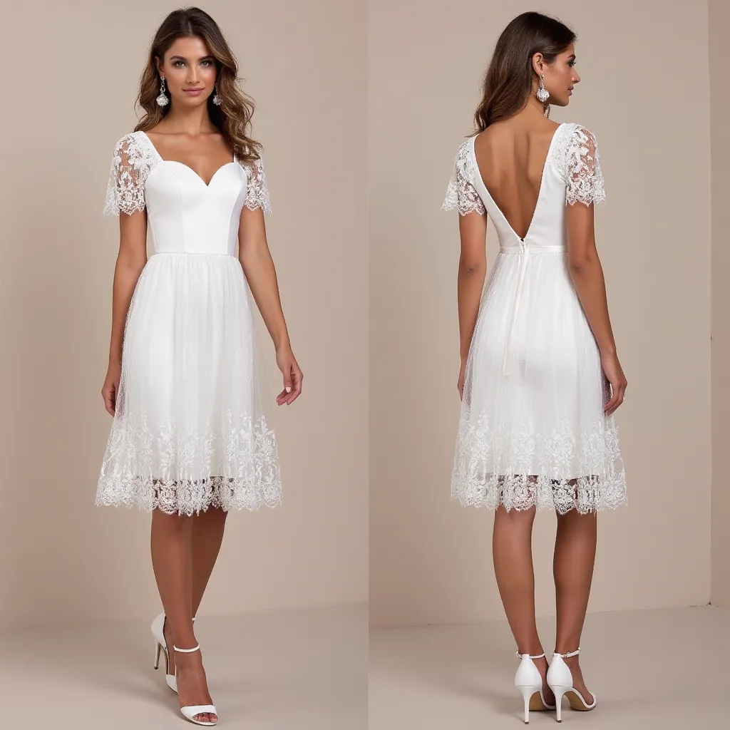 Short Wedding Dress for Modern Brides Wanting a Unique Style