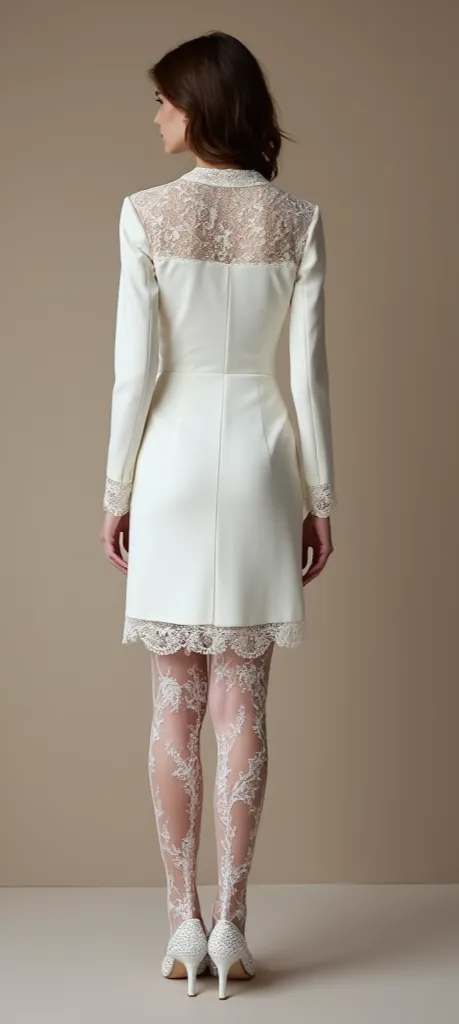 Short Wedding Dress for Petite Brides, Perfect for Casual Weddings - Image 3