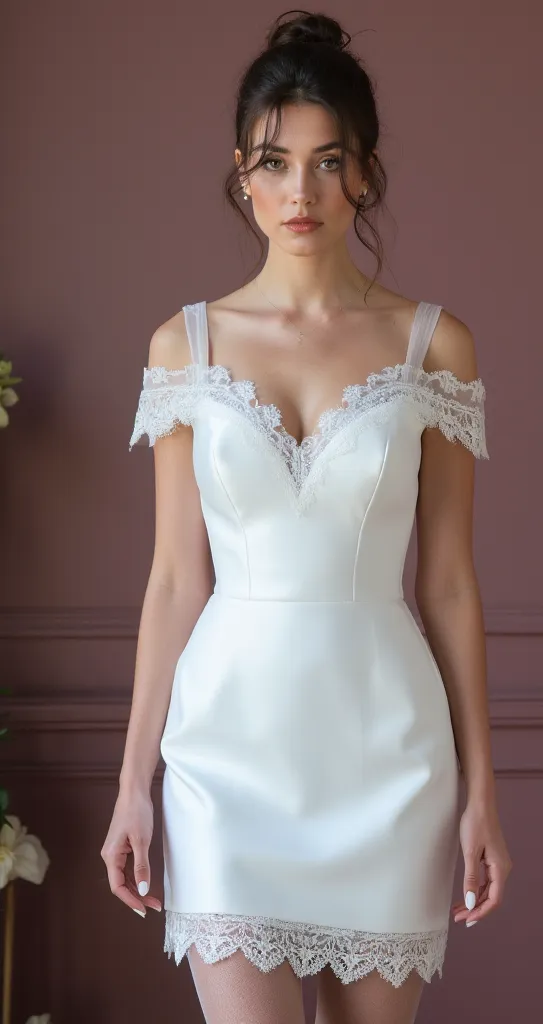 Short Wedding Dress for Second Weddings and Reception Celebrations - Image 2