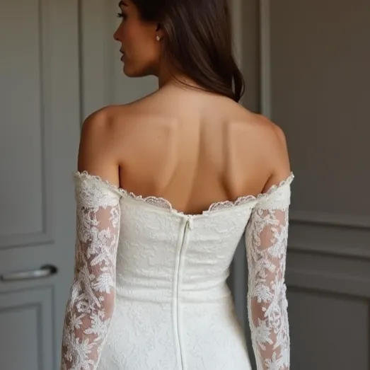 Short Wedding Dress with Elegant Modern Design for Chic Brides - Image 5