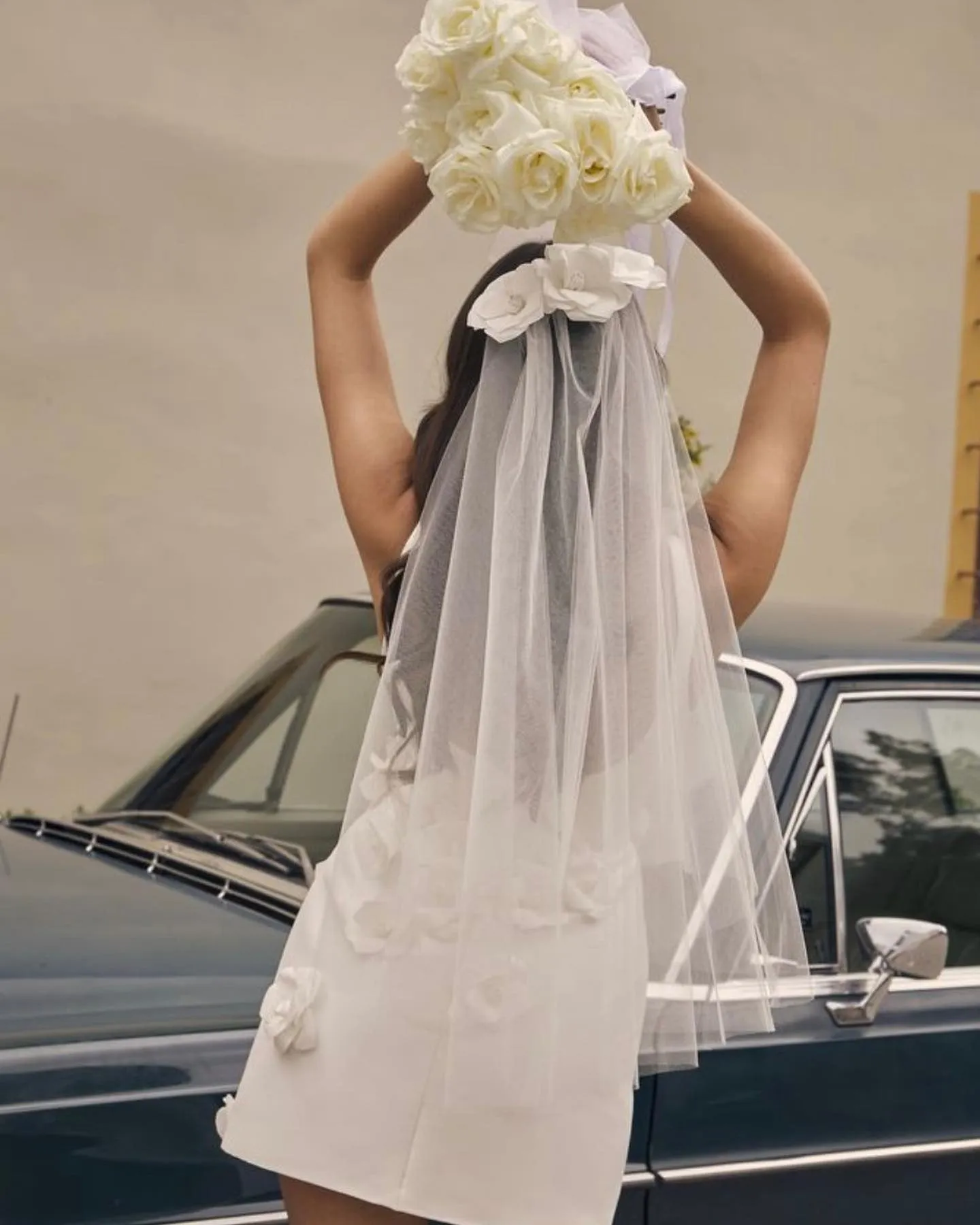 Simple Short Wedding Dresses Square Neck Sleeveless Bridal Gowns Flowers Backless Above Knee Length A Line Vestidos De Novia - Image 4