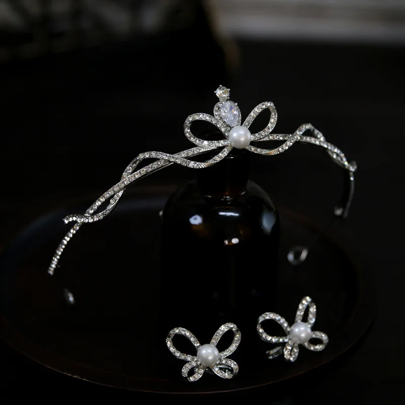 Small Tiara Crown For Wedding Bride Headpiece Crystal Princess Crowns For Women Girl 15 Years Prom Hair Jewelry Bride Headbands - Image 3