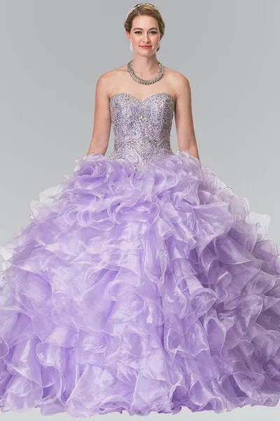 Sparkly Sequins Sweetheart Ball Gown Quinceanera Dresses 15 Party Beaded Organza Special Occasion Princess Birthday Gowns - Image 3