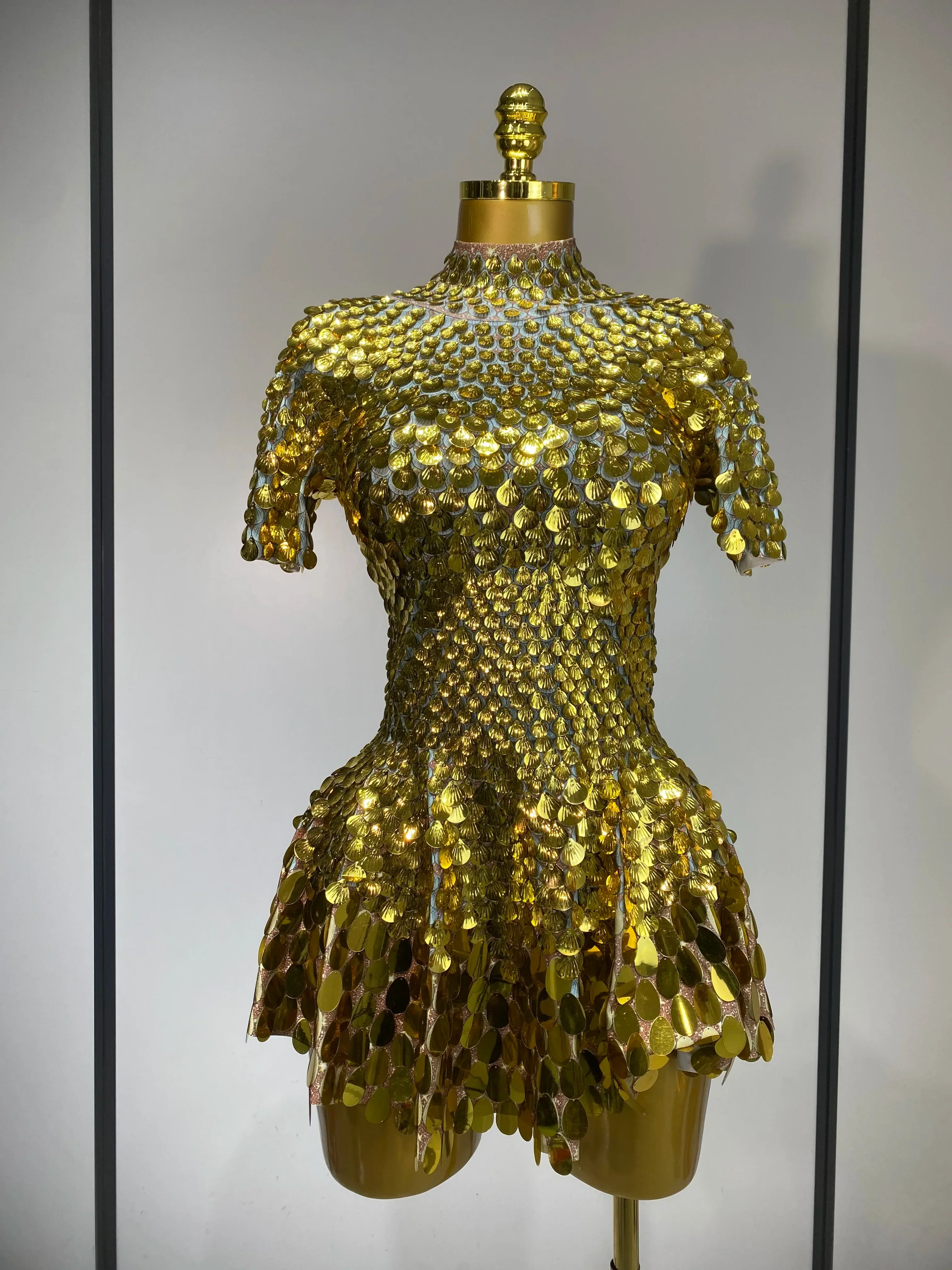 Sparkly Sequins Luxury Birthday Party Gown Short Dress Dancer Stage Performance Wear Women Sexy Nightclub Dress Festival Outfit - Image 8