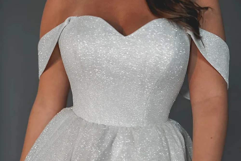 Modern Short Bridal Gown Satin Mermaid Princess Dress Vestido De Novia Bow Simple Court Train Wedding Dress - Image 4