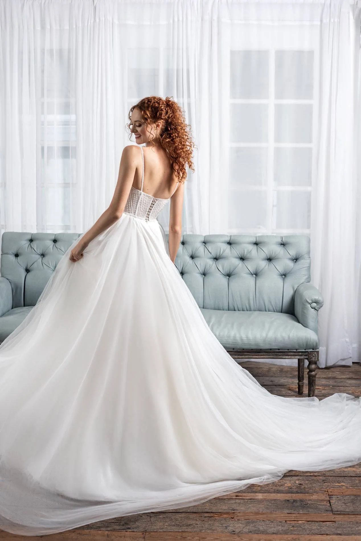 Strapless A-Line Wedding Dress with Sweetheart Neckline & Flattering Natural Waistline - Image 2