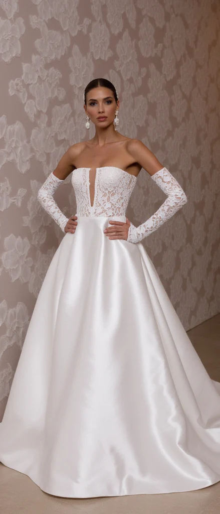 Stunning A-Line Wedding Dress with a Flattering Fit for All Brides - Image 2