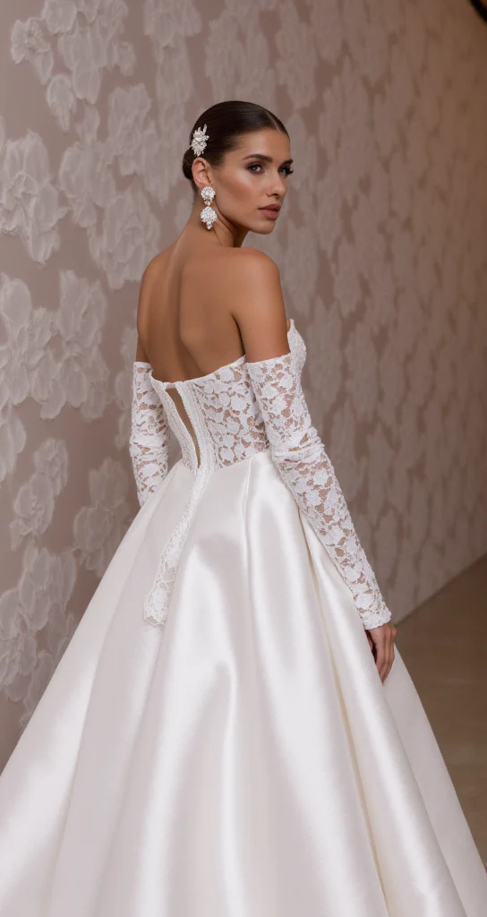 Stunning A-Line Wedding Dress with a Flattering Fit for All Brides - Image 3